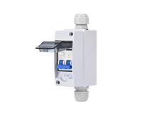 Interruttore automatico sezionatore solare con scatola combinatrice fotovoltaica 16Amp 25Amp 32Amp 40Amp DC500V Interruttore esterno/domestico(DZ47 AC400V,25A)