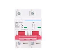 Interruttore automatico solare 2P DC 600V, interruttore di batteria, 125A 100A DC MCB for impianto fotovoltaico(125A)