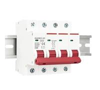 Interruttore automatico solare DC 1000V 1P 2P 3P 4P Interruttore di protezione da sovraccarico 6A~63A/80A 100A 125A MCB for impianto fotovoltaico(1P,16A)