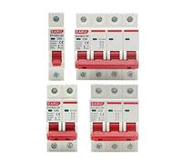 Interruttore automatico solare DC 1000V 1P 2P 3P 4P Interruttori di protezione da sovraccarico 6A 10A 16A 20A 25A 32A 40A 50A 63A Fotovoltaico MCB PV(6 Years,3P)