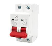 Interruttore automatico solare dell'interruttore DC for la macchina di protezione del pannello solare 500V 6A 10A 16A 20A a 63A Rail 2P