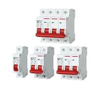 Interruttore automatico solare MCB 1P 2P 3P 4P DC 1000V Interruttore di protezione da sovraccarico 3A-63A DC1000V Fotovoltaico PV(4P,16A)