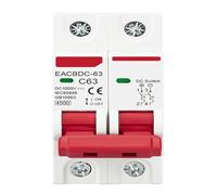 Interruttore automatico solare MCB 2P DC 1000V Interruttore di protezione da sovraccarico 6A 10A 16A 20A 25A 32A 40A 50A 63A DC1000V Fotovoltaico PV(50A)