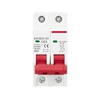 Interruttore automatico solare MCB 2P DC 1000V, protezione da sovraccarico, 6A, 10A, 16A, 20A, 25A, 32A, 40A, 50A, 63A, DC1000V, fotovoltaico, PV(25A)