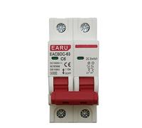Interruttore automatico solare mini DC 1000V di protezione da sovraccarico 6A/10A/16A/20A/25A/32A/40A/50A/63A 2P DC1000V Fotovoltaico MCB PV(25a)