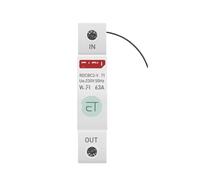 Interruttore automatico su guida DIN 1P contatore di energia intelligente consumo energetico contatore kilowattora timer relè voltmetro