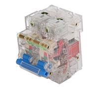Interruttore automatico su guida DIN, alta sensibilità 2P Facile osservazione Installazione semplice Interruttore pneumatico 400 V for protezione da sovraccarico Interruttore automatico