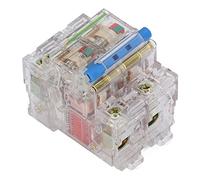 Interruttore automatico su guida DIN, alta sensibilità 2P Facile osservazione Installazione semplice Interruttore pneumatico 400 V for protezione da sovraccarico Interruttore automatico