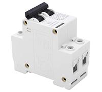 Interruttore automatico su guida Din, interruttore automatico 2P stabile multifunzionale di dimensioni compatte DC12?400V AC90?400V Alloggiamento PA66 a scatto rapido for sistema solare eolico Interru