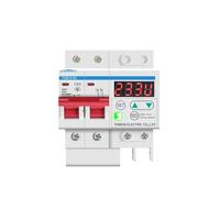 Interruttore automatico su guida DIN telecomando switch con display LCD di protezione da sovratensione e sottotensione