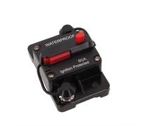 Interruttore automatico termico ausiliario CC con protezione IP67, design di ripristino manuale per applicazioni automobilistiche e marine (80A)