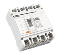 Interruttore automatico termico, magnetico, 3P, 63 A, 4P, 125 A, alloggiamento in PC per fusibili industriali, bianco, 25 kA, protezione da cortocircuito per interruttore LS 3P 100 A 400 V AC (4P 80 A