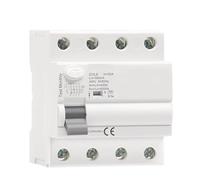 Interruttore automatico Tipo A RCD Interruttore automatico magnetico a corrente residua ELCB 3P+N 40A 63A RCD ELCB Rileva corrente residua CC pulsante 1 pz(100mA,4P 40A)
