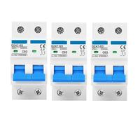 Interruttore automatico tipo AC 2P MCB 6A 16A 20A 25A 32A Protezione corrente 230V 400V Tensione Cortocircuito Sovraccarico Potenza 1 pz(40A,3P)