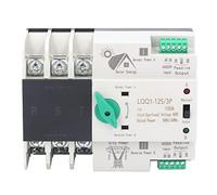 Interruttore Automatico Trasferimento Doppia Alimentazione 3P 100A AC400V - Commutazione Veloce e, Guscio Antincendio in PC, Ideale per Impianti Industriali e Civili