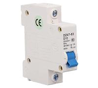 Interruttore automatico unipolare, interruttore for montaggio su guida Din Facile installazione 6000 Capacità di interruzione Ritardante fiamma for interruttori a pulsante for edifici for uffici