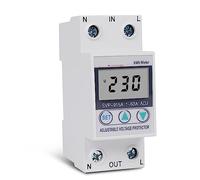 Interruttore automatico Uso residenziale 230VAC 80A LCD digitale Misuratore KWh Wattmetro Protezione sovratensione e sottotensione Corrente limite 1 pz (Size : 80A)