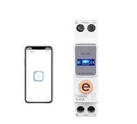 Interruttore automatico WIFI Din Rail Smart Switch con telecomando di Ewelink Smart Home 18 mm 63 A senza funzione di misurazione(25A)