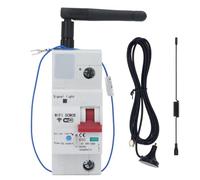 Interruttore automatico WiFi intelligente con controllo vocale, telecomando mobile, mini interruttore ad aria 1P, DC10V 100V per pannello di controllo per ufficio domestico, PC, (80a)