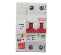 Interruttore automatico WiFi intelligente, interruttore remoto APP AC220V, PA66-DSM (2P 16A)