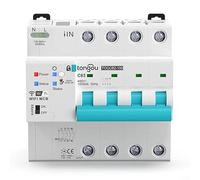 Interruttore automatico WiFi, per Tuya MCB WIFI APP Controllo interruttori automatici di misurazione trifase per Smart Life Timer Controllo remoto Wireless