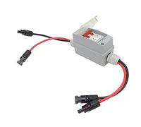 Interruttore Automatico Yctze MCB 2P DC 500V 32A con Scatola di Distribuzione Impermeabile IP65, Sezionatore di Protezione Domestica (Con cavo e connettore fotovoltaico)