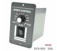 Interruttore avanti e indietro DC motore controller 10 A (X0510-10A) | Ampia gamma di tensione 9-60 V, uscita 10 A, funzione avanti e indietro, per tecnologia PWM, design robusto