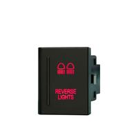 interruttore avviamento motore Interruttore a pulsante 12V 3A LED rosso/ON OFF Faretto posteriore Luci di retromarcia Lampeggiante Adatto per VW AMAROK Volkswagen Ricambio OEM(Reverse lights-L)