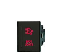 interruttore avviamento motore Interruttore a pulsante 12V 3A LED rosso/ON OFF Faretto posteriore Luci di retromarcia Lampeggiante Adatto per VW AMAROK Volkswagen Ricambio OEM(Spot lights-L)