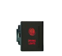 interruttore avviamento motore Interruttore a pulsante 12V 3A LED rosso/ON OFF Faretto posteriore Luci di retromarcia Lampeggiante Adatto per VW AMAROK Volkswagen Ricambio OEM(Driving lights-R)