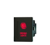 interruttore avviamento motore Interruttore a pulsante 12V 3A LED rosso/ON OFF Faretto posteriore Luci di retromarcia Lampeggiante Adatto per VW AMAROK Volkswagen Ricambio OEM(Driving lights-L)