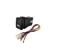 interruttore avviamento motore Interruttore del differenziale posteriore della luce dell'auto, interruttore a pulsante con faretto a LED cavo, adatto per Suzuki JIMNY 2007-2015(Spotlight)