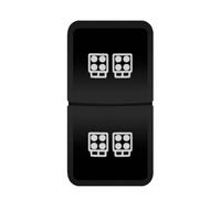 interruttore avviamento motore Pulsante per ventola di riscaldamento, blocco differenziale anteriore e posteriore, 12 V, adatto per TOYOTA Land Cruiser Prado RAV4 Tacoma(Work work)