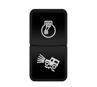 interruttore avviamento motore Pulsante per ventola di riscaldamento, blocco differenziale anteriore e posteriore, 12 V, adatto per TOYOTA Land Cruiser Prado RAV4 Tacoma(Compressor off road)