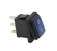 Interruttore barca impermeabile KCD1 3PIN con pulsante luminoso interruttore di alimentazione joystick 23 * 17mm antipolvere e olio ON/OFF(70A,220V)