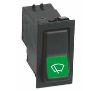 Interruttore basculante 12V Tergicristalli verde di Ama