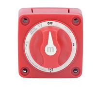 Interruttore Batteria 300A, Selettore 4 Posizioni 360 Gradi Rotante, ABS e Rame Rosso, IP66 Impermeabile - Sicuro e Resistente per Yacht, e Auto Modificate