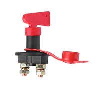 Interruttore batteria, interruttore scollegamento batteria auto, 12V/24V Interruttore staccabatteria universale per auto Manopola sezionatore di alimentazione Interruttore principale con chiave rimovi
