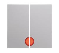 INTERRUTTORE BERKEL Berker 16278989, 10 pezzi, Bianco con lente rossa