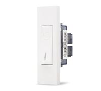 INTERRUTTORE BIPOLARE 16A SEIRE ZEN BIANCO MAPN202x-MAPN202B MAPAM