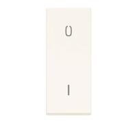 Vimar 30016.B LINEA Interruttore illuminabile, Max 250 W per lampade con alimentatore integrato (IEC 60669-1:2017), bianco