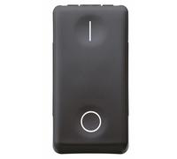 Interruttore bipolare Gewiss Top System 16 A 250V nero Nero