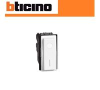 INTERRUTTORE BIPOLARE KW4002 BTICINO LIVING NOW BIANCO