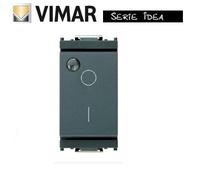 INTERRUTTORE BIPOLARE LUMINOSO 16AX 16036 VIMAR IDEA GRIGIO