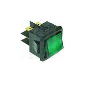 INTERRUTTORE BIPOLARE LUMINOSO VERDE 3319609