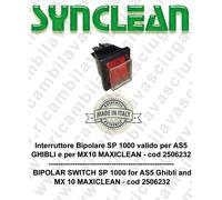 Interruttore Bipolare SP1000 valido per AS5 GHIBLI e MX 5 MAXICLEAN cod: 2506232
