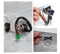 Interruttore Blocchetto Accensione Chiave Inox Set Completo Per Honda Chaly D...