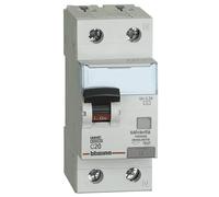 Interruttore Bticino magnetotermico differenziale 1P+N 20A 300mA tipo AC 6kA 2 moduli GN8814AC20