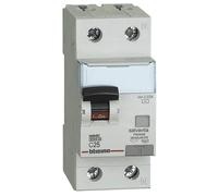 Interruttore Bticino magnetotermico differenziale 1P+N 25A 30mA tipo AC 6kA 2 moduli GN8813AC25
