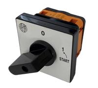INTERRUTTORE CAMMA DI AVVIAMENTO Interruttore secondario (0-1-START), 1,3 poli, 10-32A 1 polo / 32A
